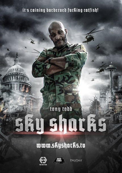SKY SHARKS: It's Raining What Now In Tony Todd's Character Poster? 